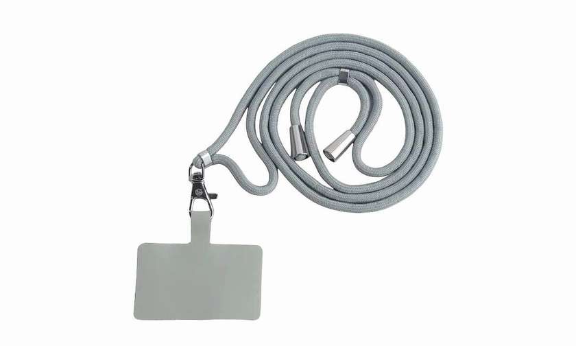 Phone case strap, gray color