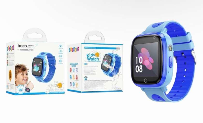 Hoco Y100 Smart Watch Kids - Blue