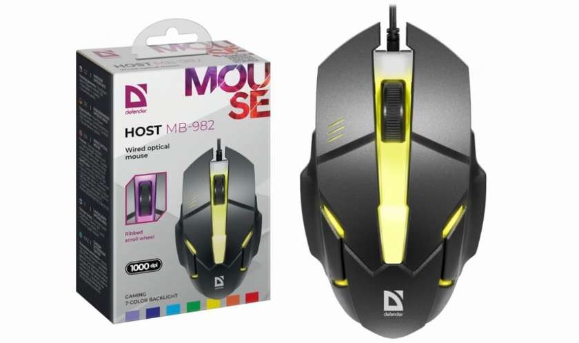 Defender Host MB-982 Wired Optical Mouse ORIGINAL