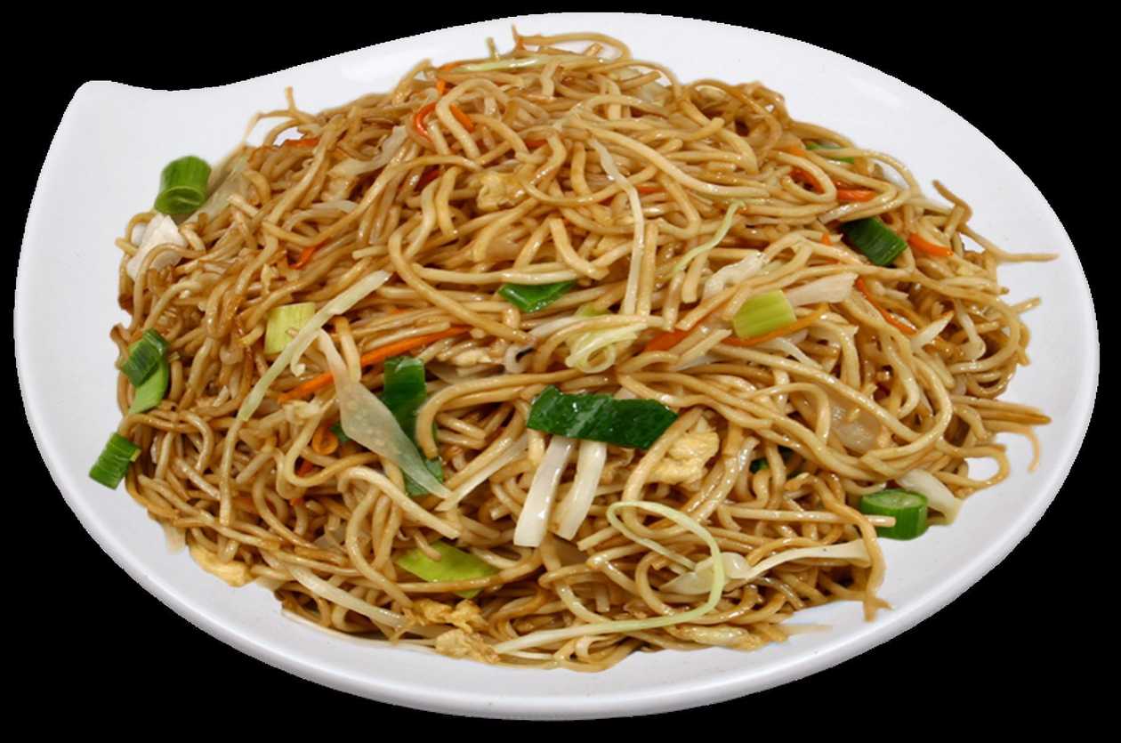 Fried noodles with vegetables