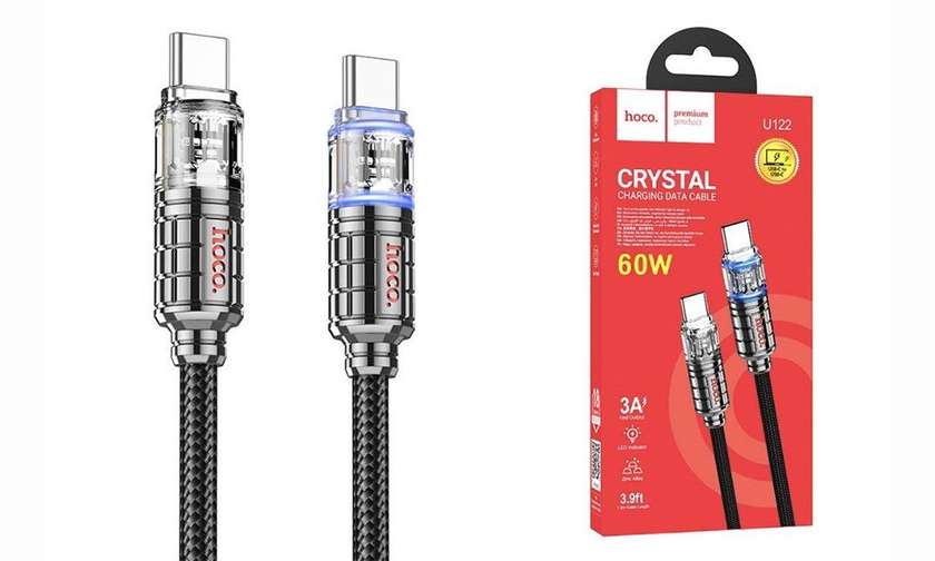 hoco original U122 cable USB-C to USB-C 60W