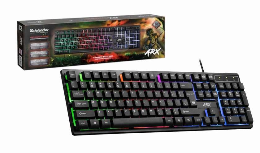 Defender GK-196L Wired keyboard With Backlight ORIGINAL