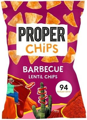 Proper Lentil Chips 85G - Barbecue