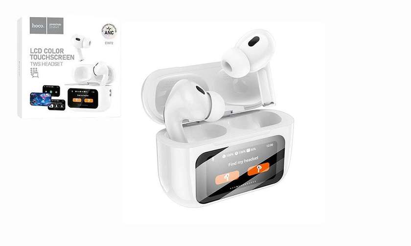 hoco. ANC EW72 LCD Color touchscreen TWS Headset