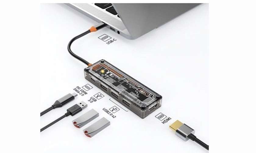 5 in 1 Multifunctional USB-C Hub Docking Station