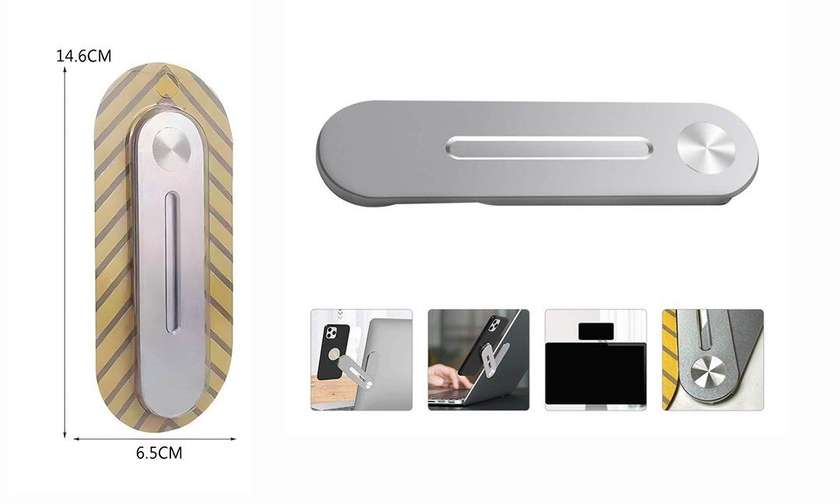 Multifunctional phone holder for laptop