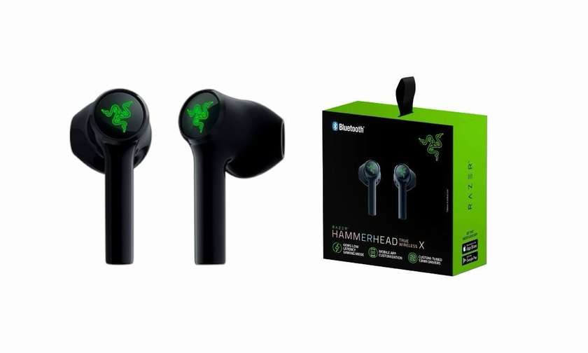 RAZER Hammerhead True Wireless X Gaming Headset Wireless Bluetooth 5.2