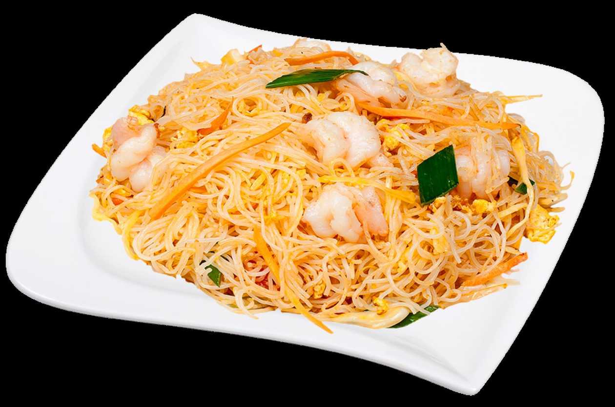 Fried noodles with shrimp