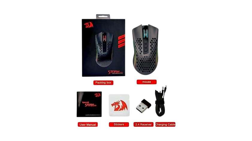Redragon Storm Honeycomb M808-RGB Gaming Mouse ORIGINAL