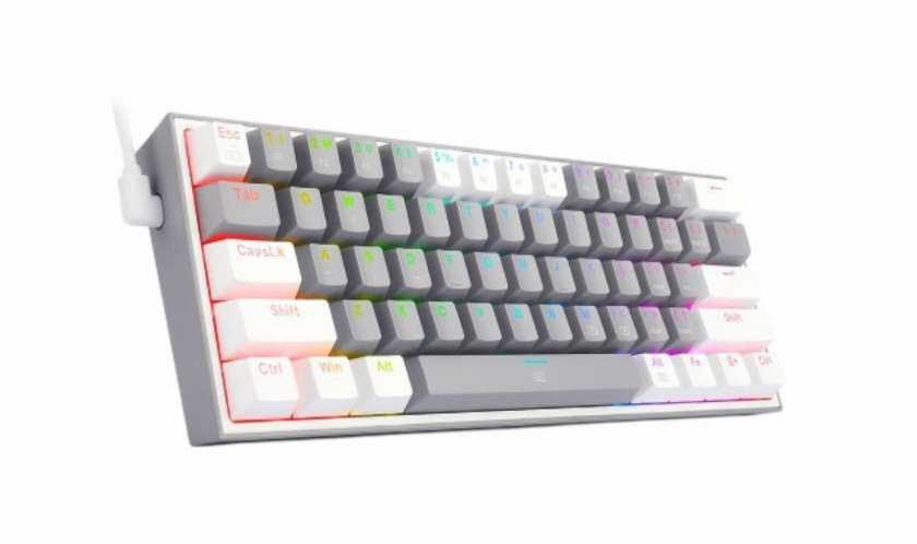 Redragon Fizz Rainbow K617-R Mechanical Keyboard ORIGINAL - Grey