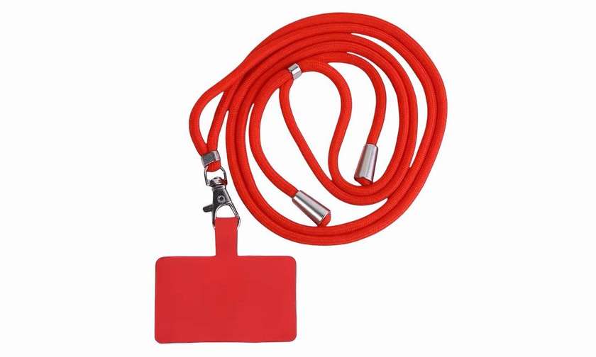 Phone case strap red