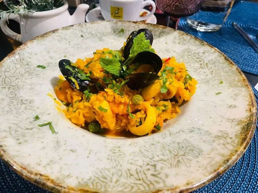 Tagliatelle con Frutti di Mare