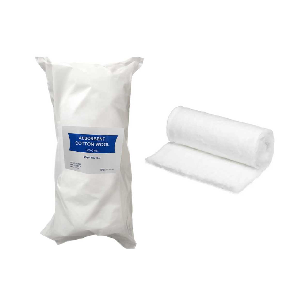 Absorbent Cotton Wool Roll 100g