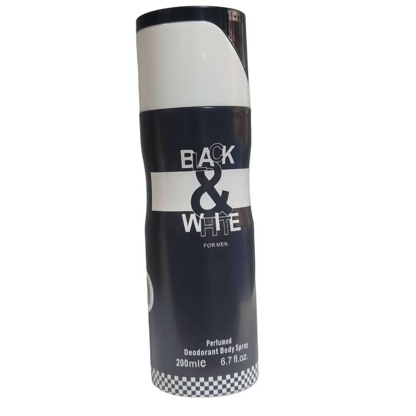 Black & White for Men Perfumed Deodorant Body Spray 200ml