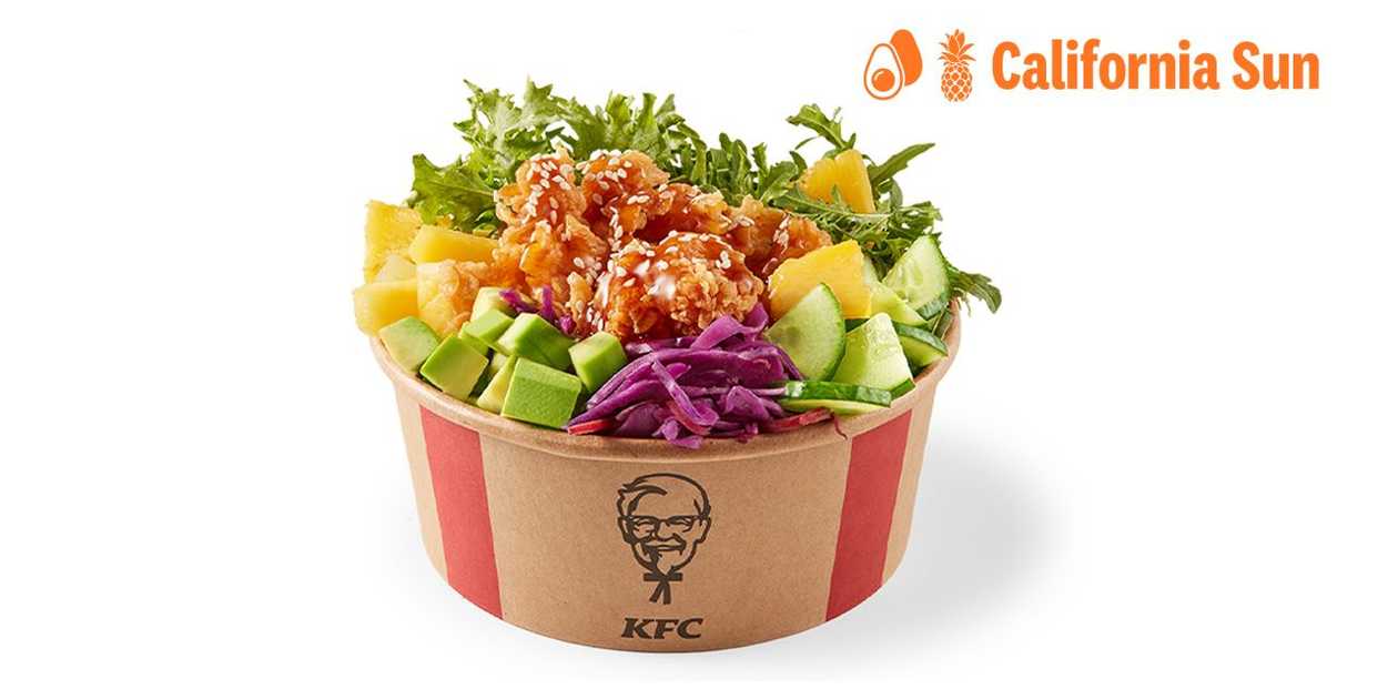 California Sun Poke Bowl z bitesami i sałatą