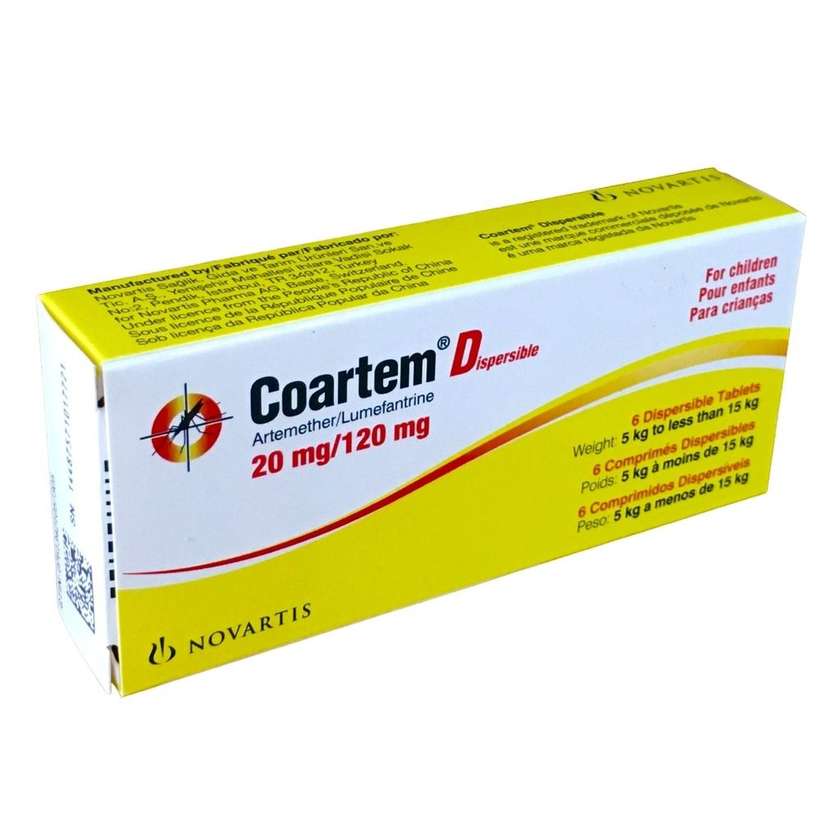 Coarterm 20mg/ 120mg (Dispersible) 6 Doses (5kg- 15kg)