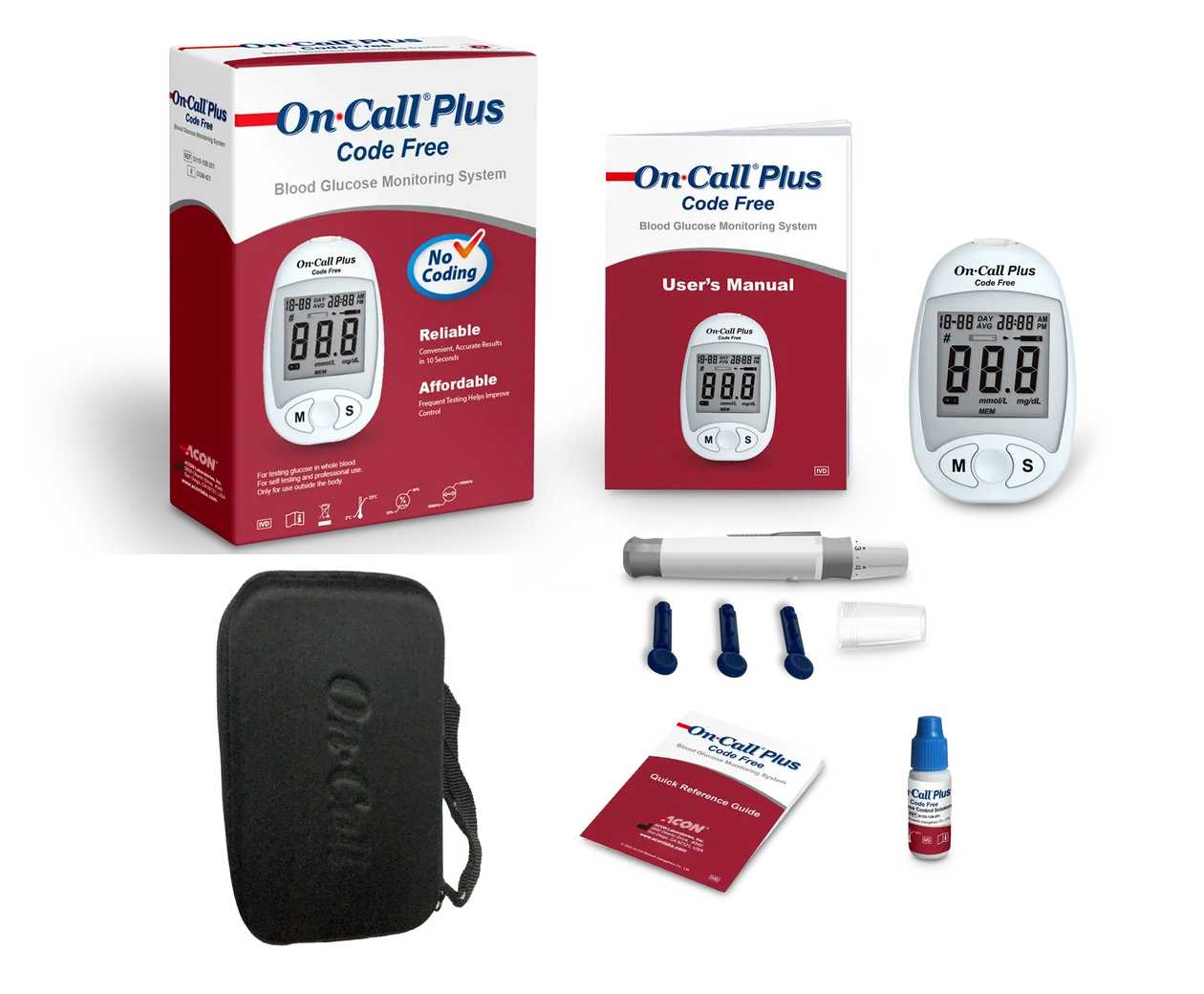 Blood Glucose Test Strips ( On Call Plus)
