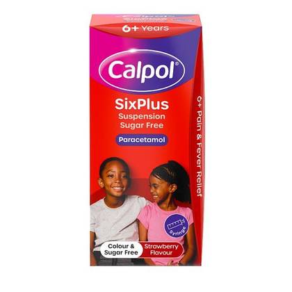 Calpol 125mg/5ml 6+ Years 100ml Syrup x1