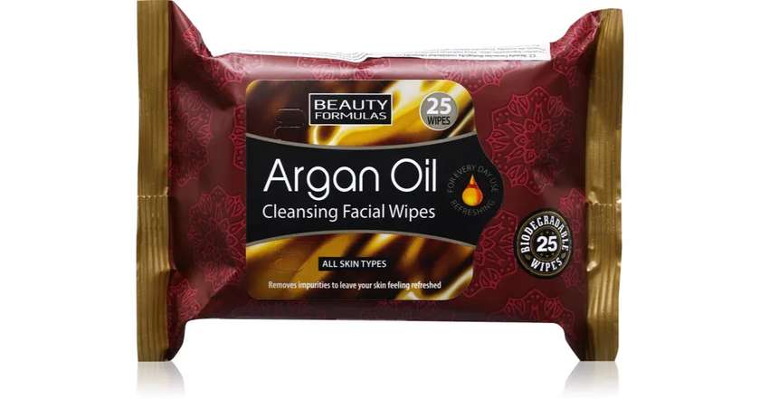 Argan Oil Cleansing Facial Wipe 25 pieces