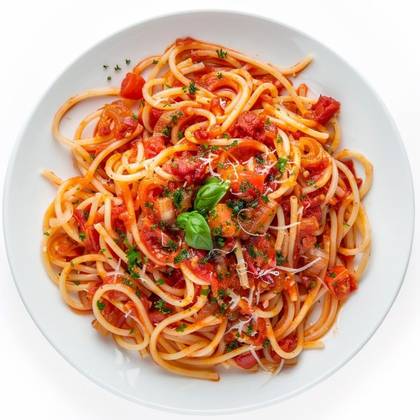 Spaghetti All'amatriciana Spicy
