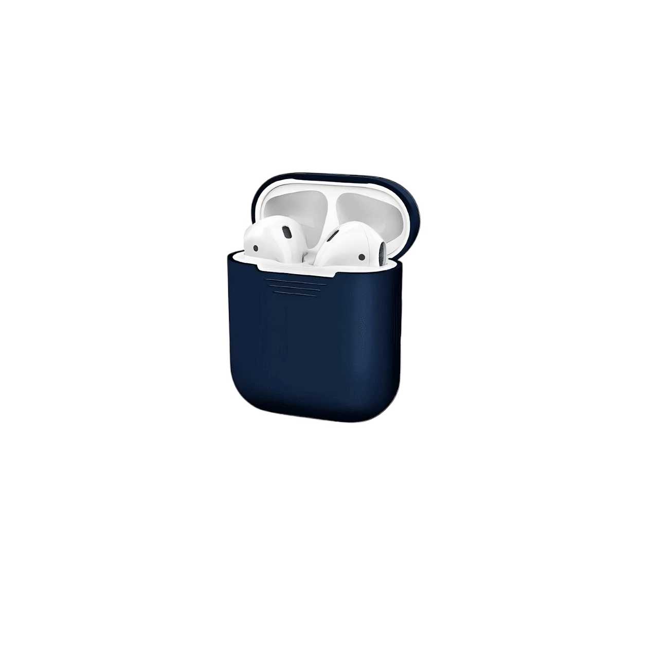 Soft silicone case for AirPods: dark blue