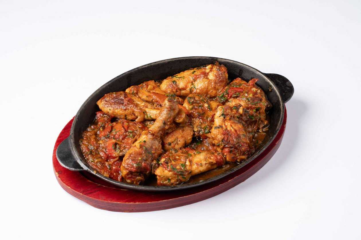 Chakhokhbili from the village grill.