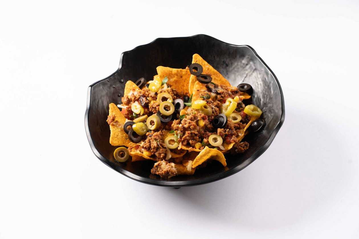 Nachos with meat