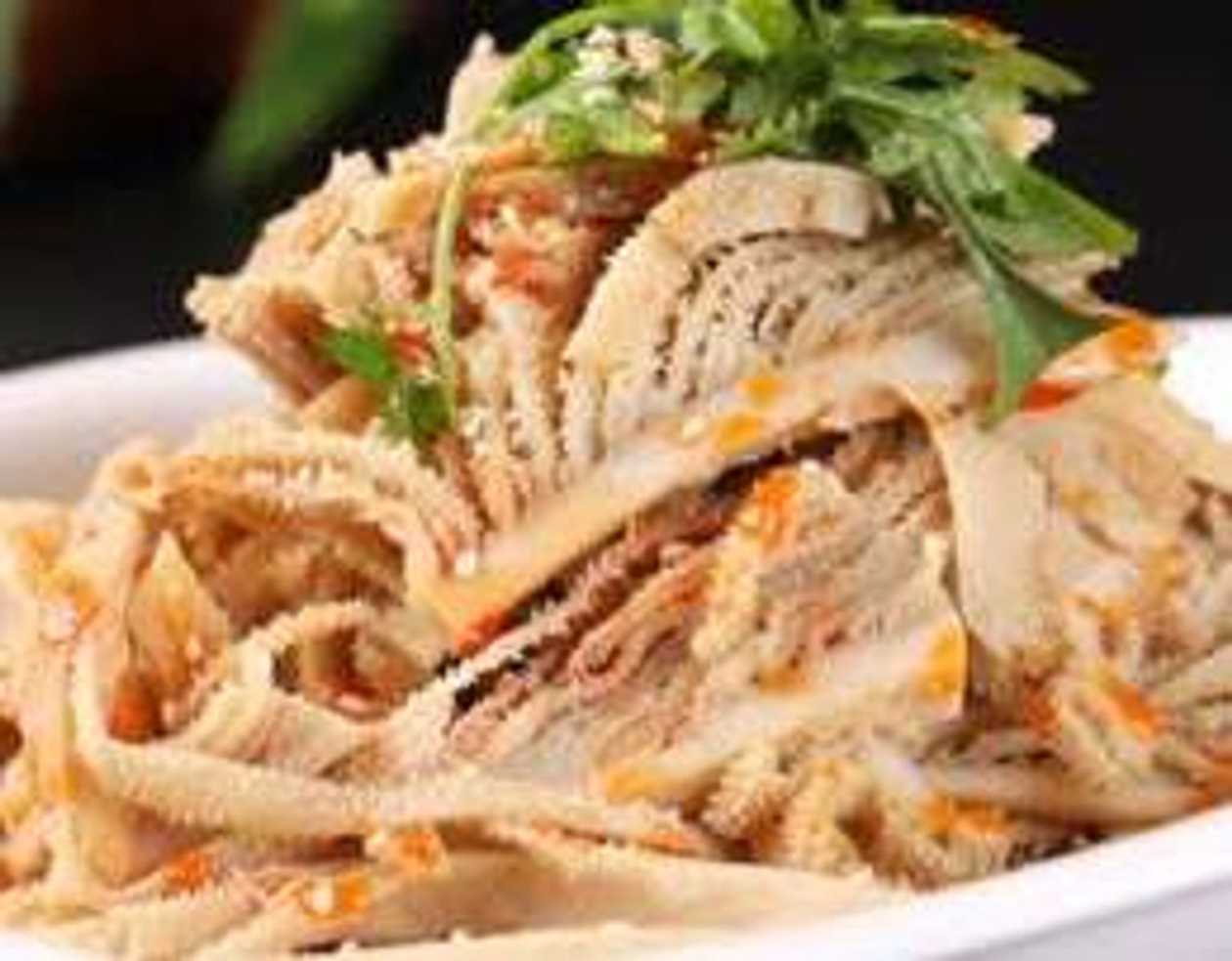 Spicy beef tripe in oil