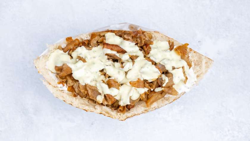 13. Kebab v chlebu jen s masem