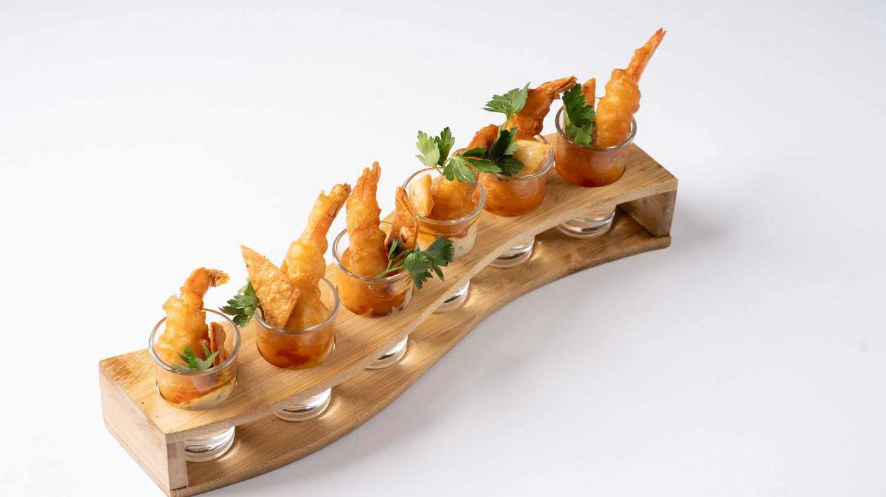 Tempura Shrimp with Sweet Chili Sauce