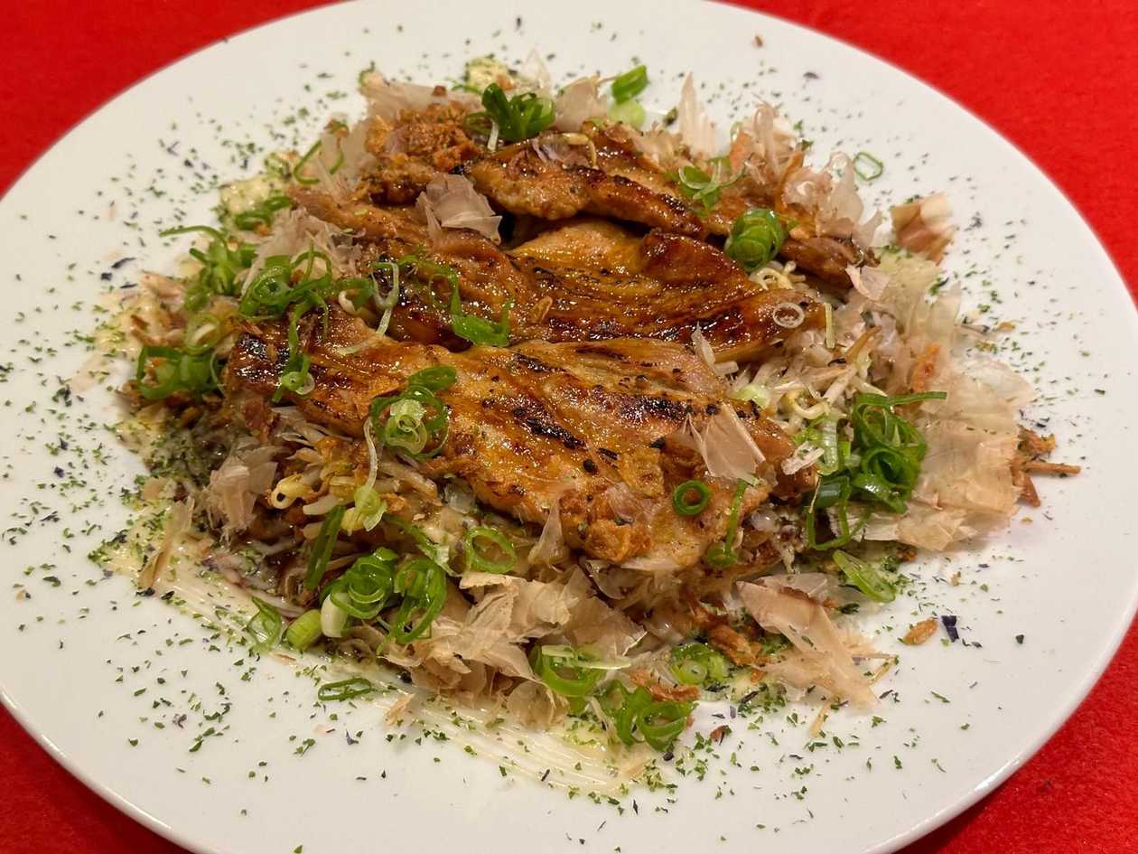 Osaka Pork grill veg.