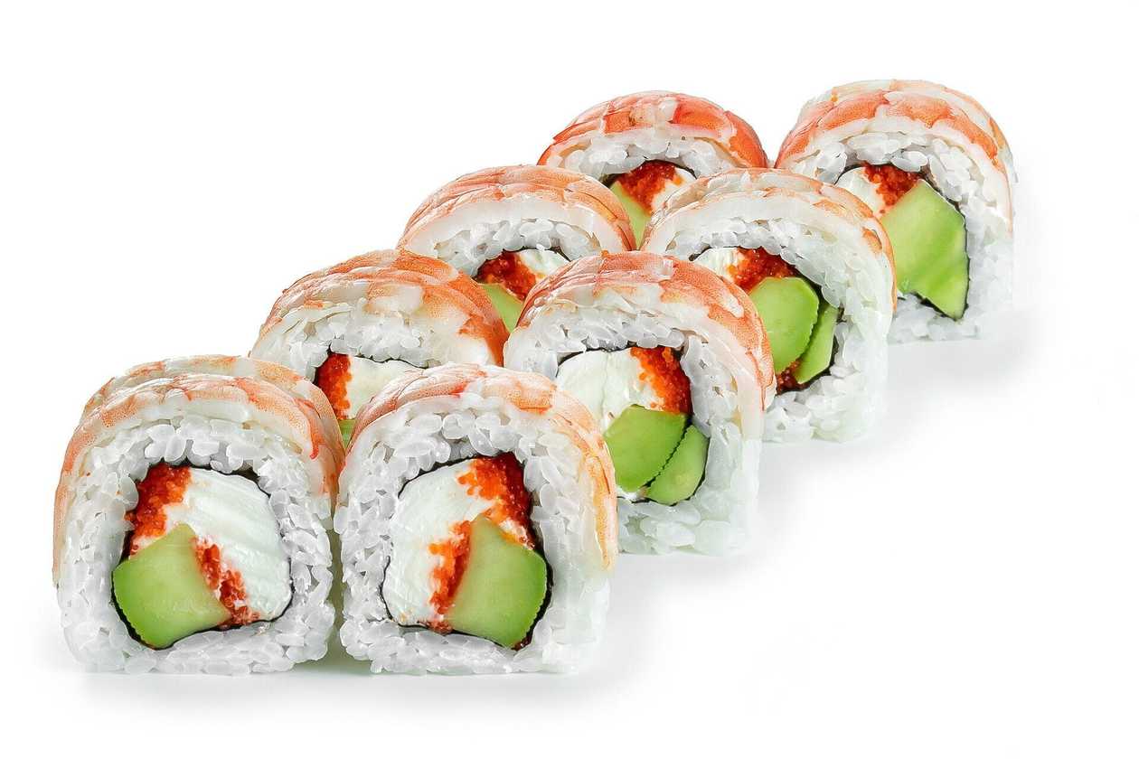 Philadelphia with Tiger Prawns