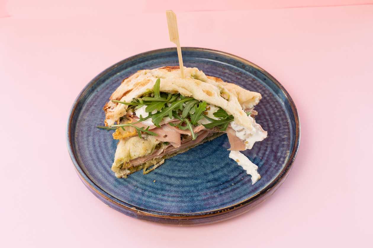 Mortadella and Pistachio Focaccia