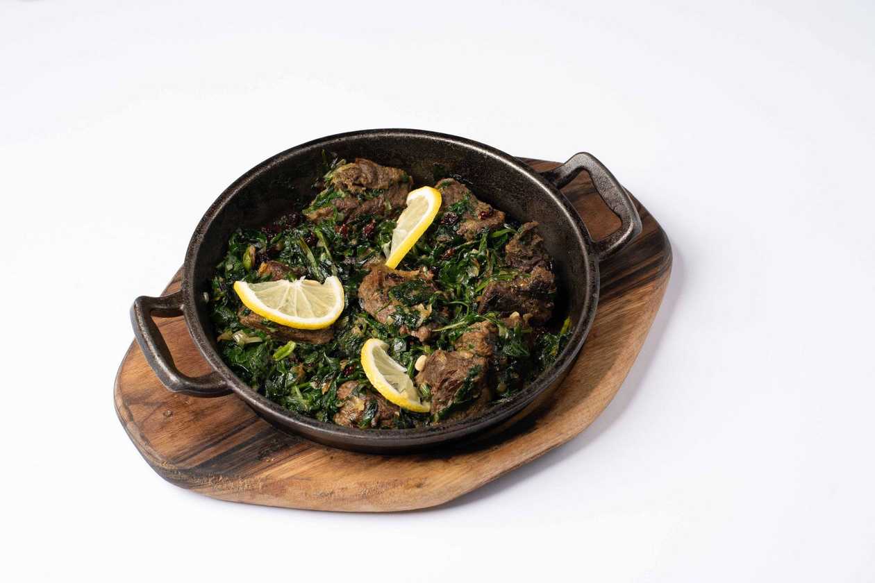 Beef with Spinach