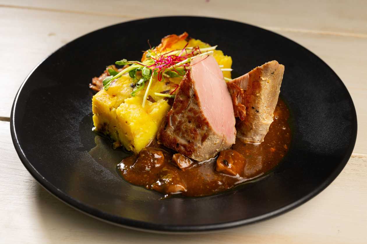 Pork tenderloin from a young pig
