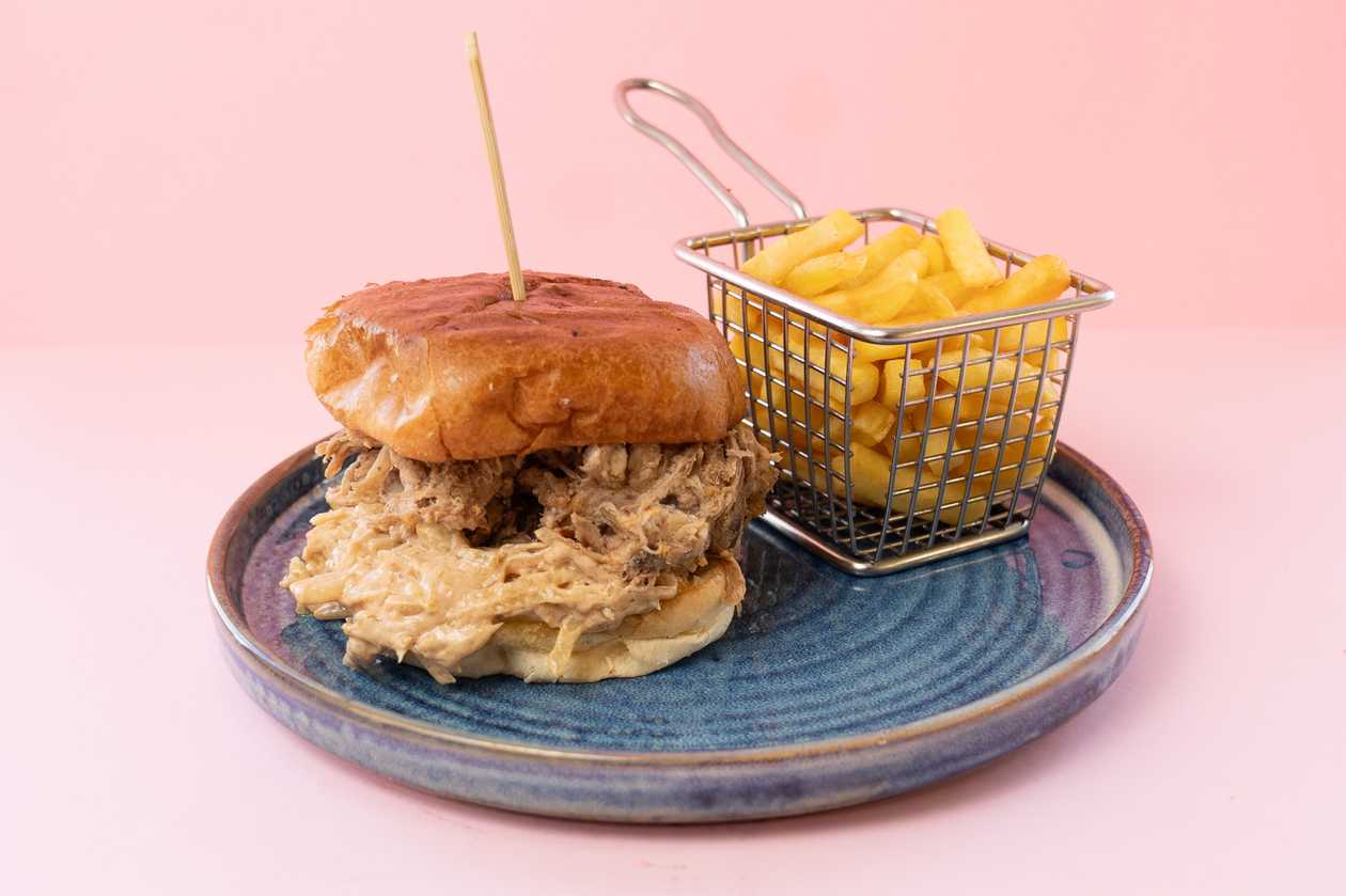 Pulled Pork and Peanut Slaw Slider