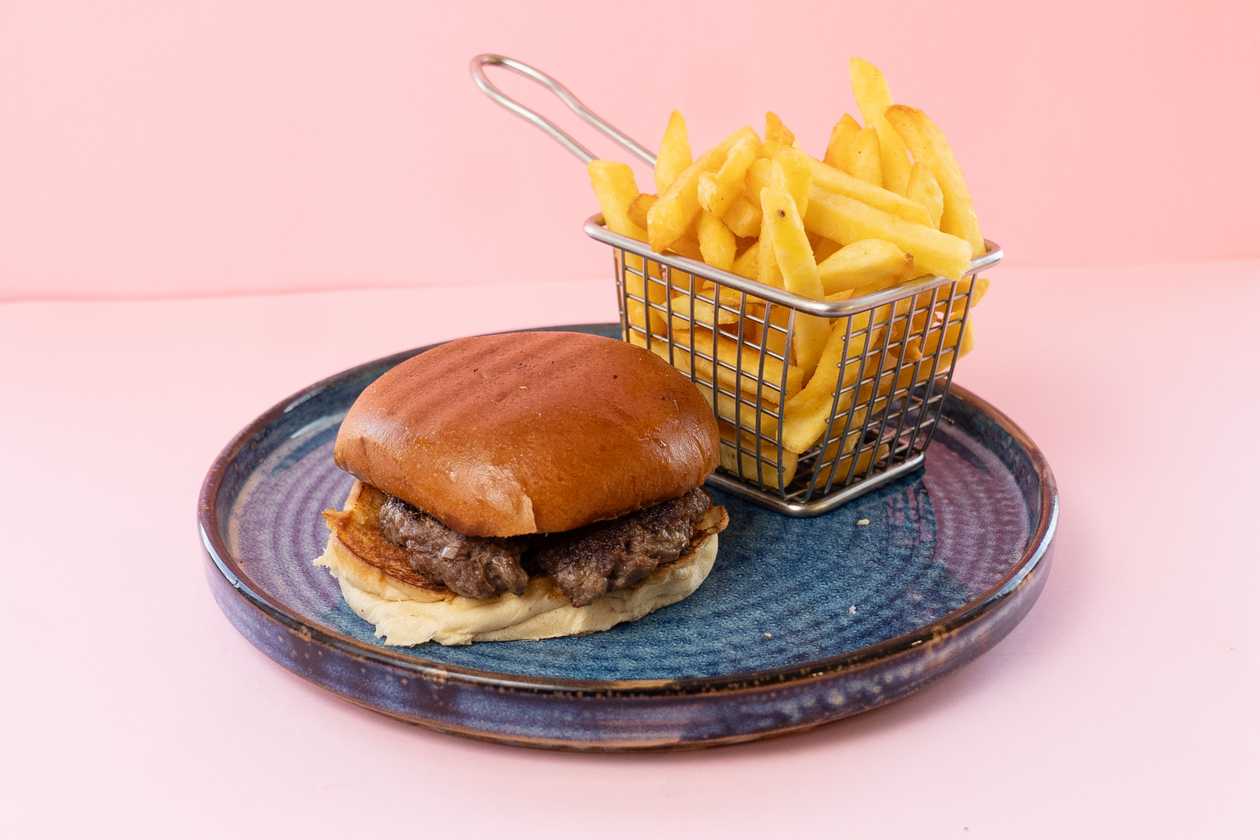 Burger and Fries