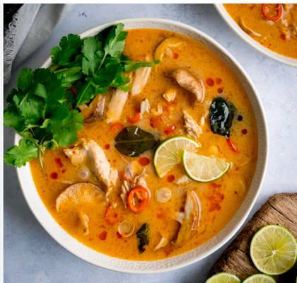 Tom Kha Goong or Gai