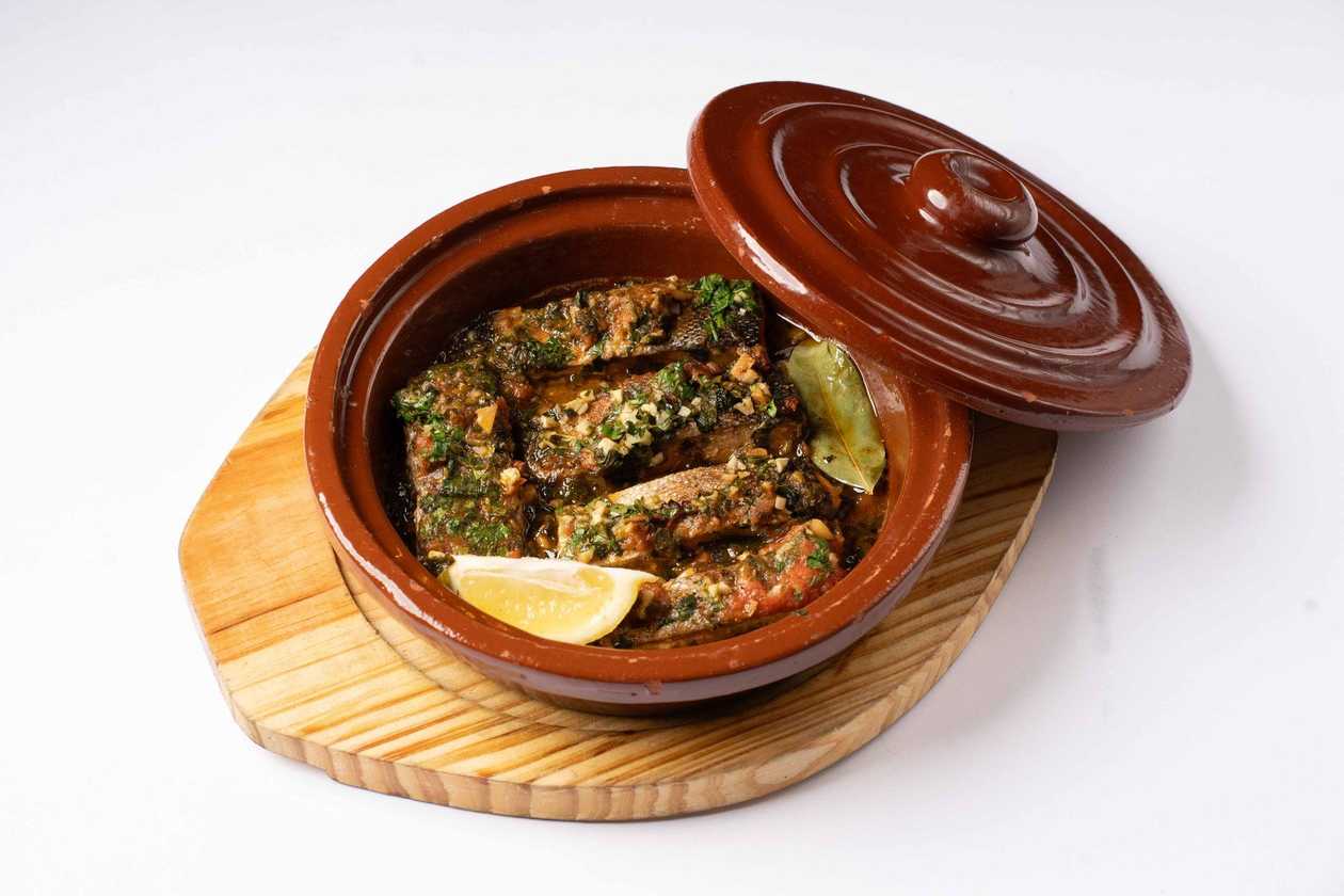 Grilled sole fish.