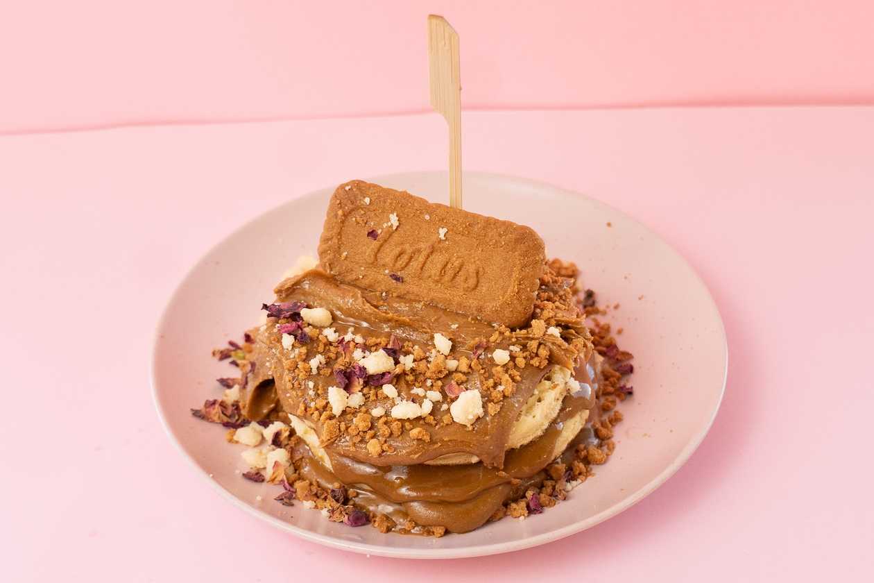 Lotus Biscoff Buttermilk Pancakes