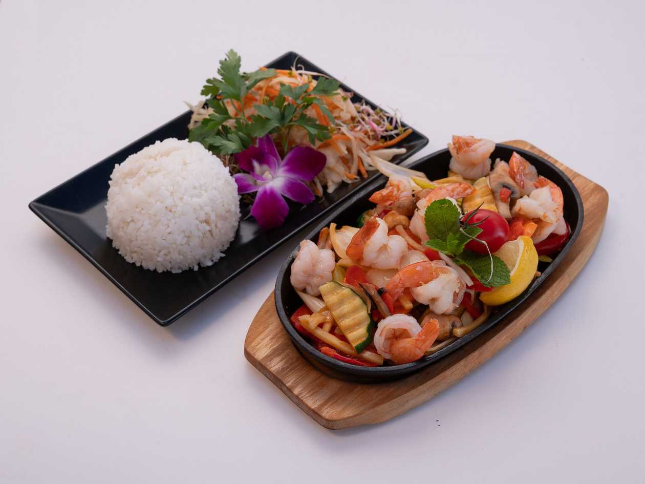 Krewetki na Gorącym Półmisku