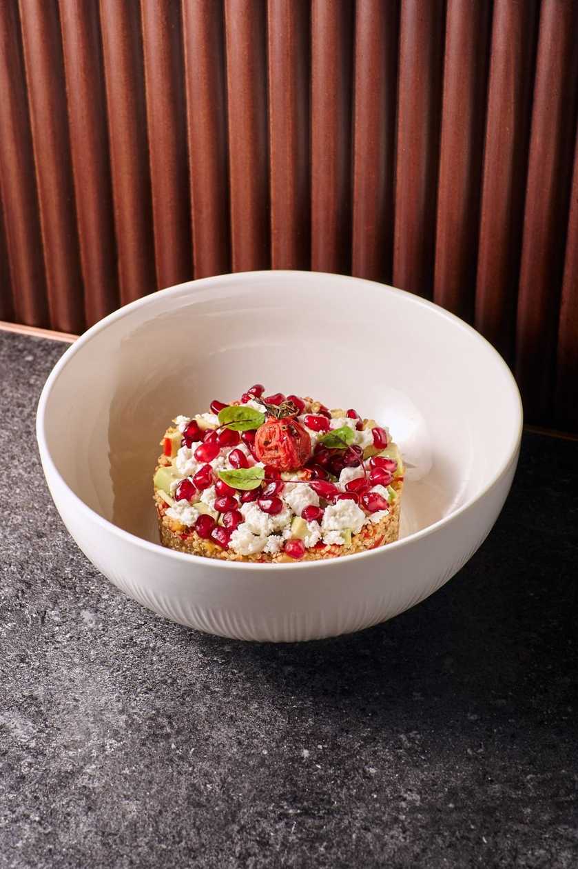 Limonlu Kinoa Salatı Qızardılmış Tərəvəzlər ilə