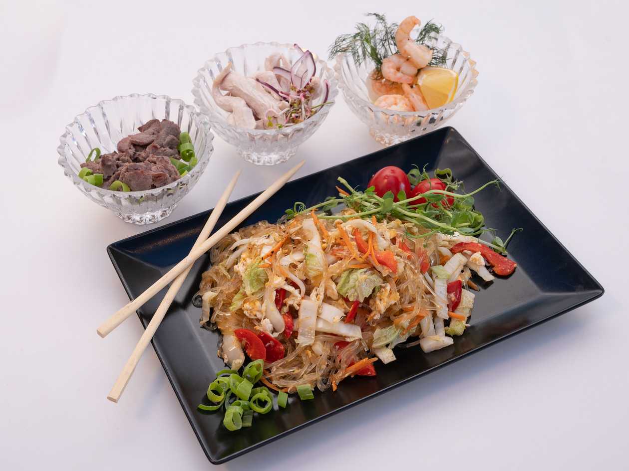 Makaron Sojowy z Kurczakiem