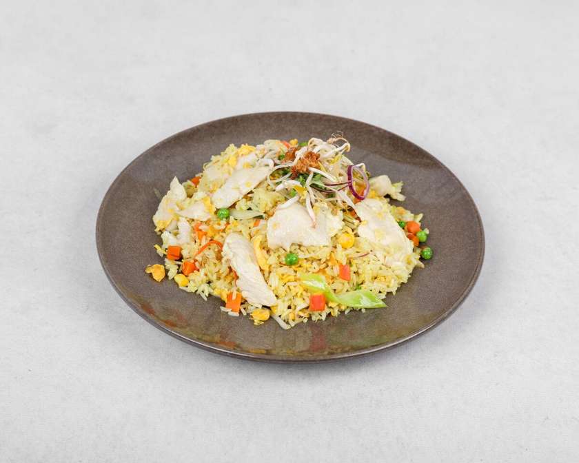 Złotyryż z Krewetkami