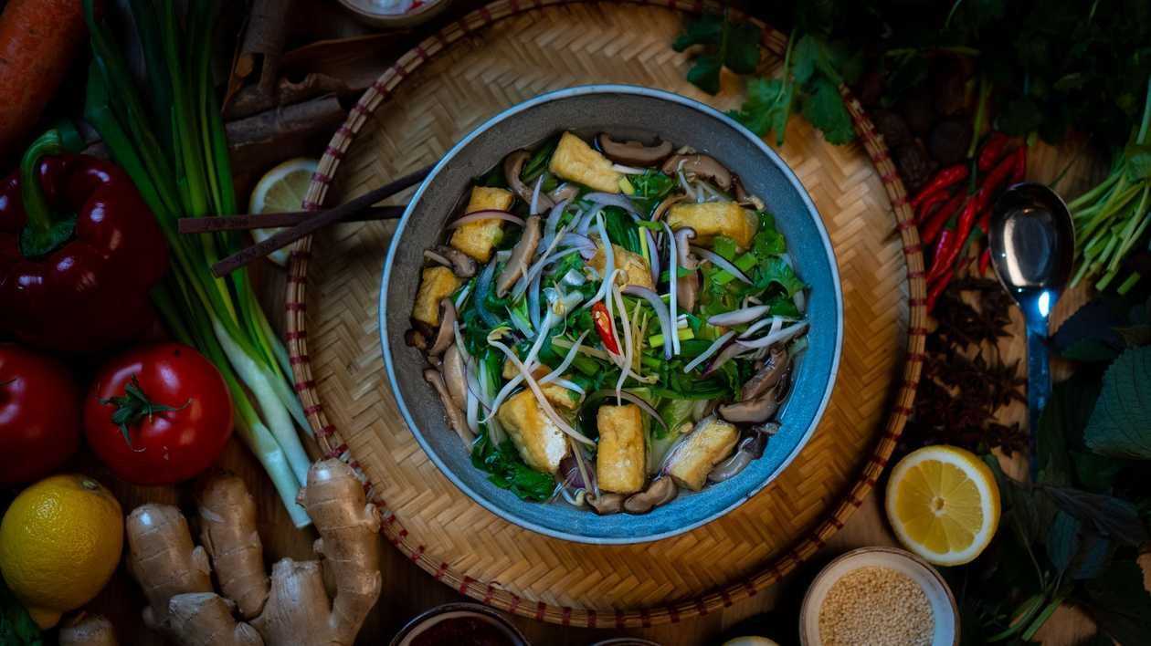 Zupa z Makaronem Udon z Kurczakiem