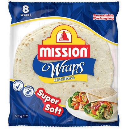 Mission Original Super Soft 10” Wraps 8pk