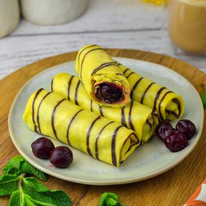 ❄️Pancakes with chocolate and cherries (1 pack/5 pcs.)