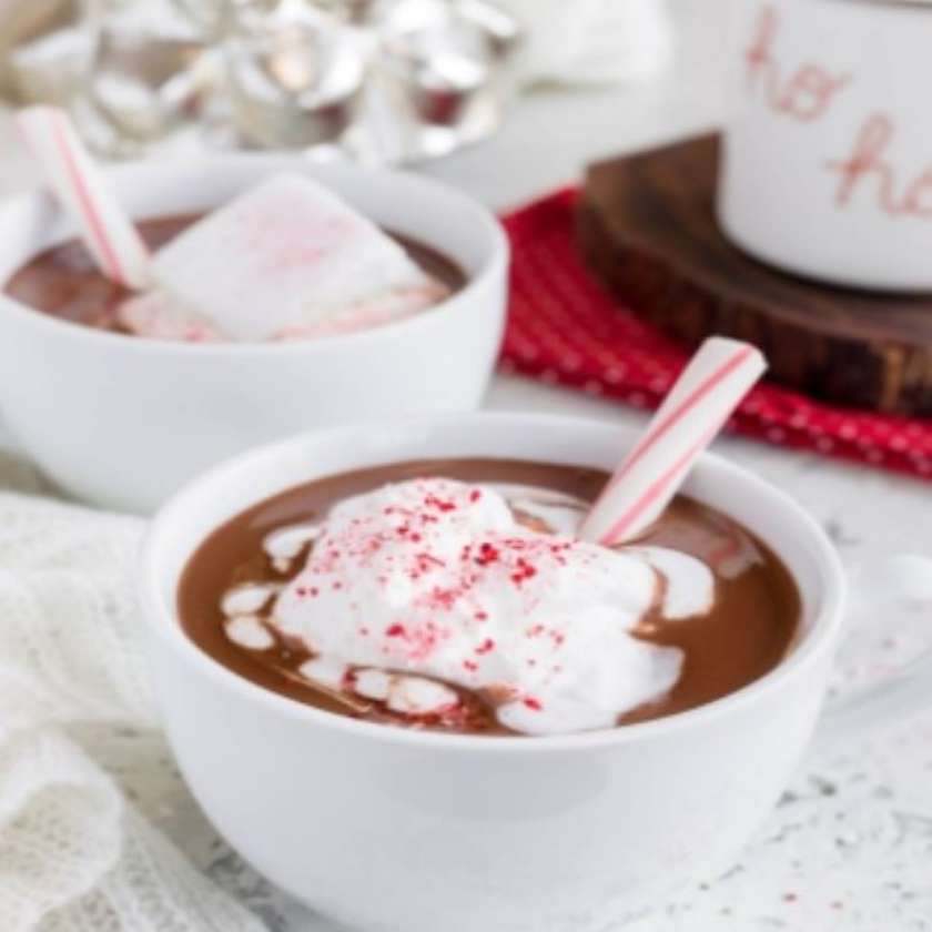 Hot Chocolate with Mint
