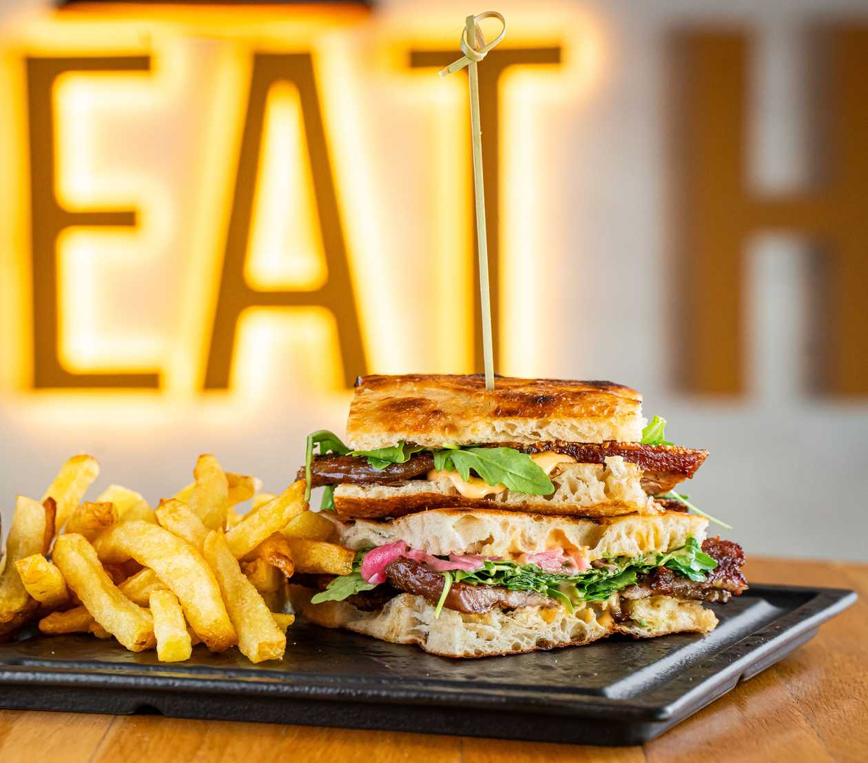 Sandwich piept de porc