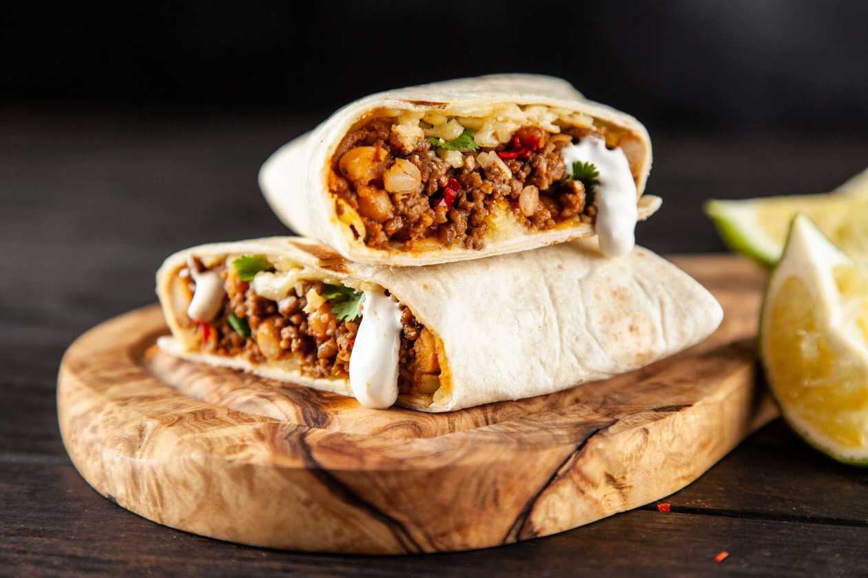 Minced Beef Wrap